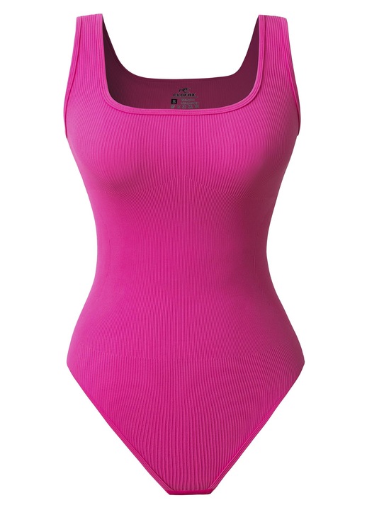 Női body, CLDFHX, Alapvető hétköznapi, alakformáló, S méret, anyaga 85% nylon 15% spandex, méret, vékony pántokkal, edzéshez és ruhákhoz alkalmas