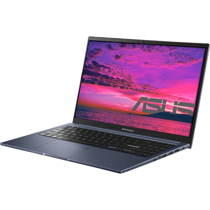 Asus VivoBook M15 Laptop, AMD Ryzen 7 7730U, 24GB DDR4 Memória, 1000GB SSD, 15.6" FullHD kijelző, Kék, Magyar billentyűzet, Böngésző, Vírusirtó, Windows 11 Pro