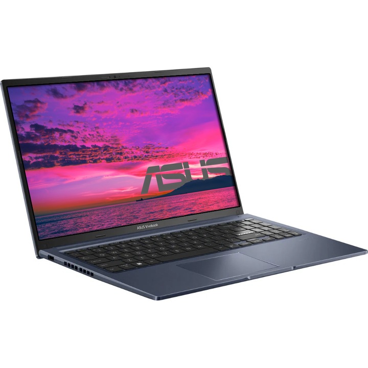 Asus VivoBook M15 Laptop, AMD Ryzen 7 7730U, 16GB DDR4 Memória, 1000GB SSD, 15.6" FullHD kijelző, Kék, Magyar billentyűzet, Böngésző, Vírusirtó, Windows 11 Pro