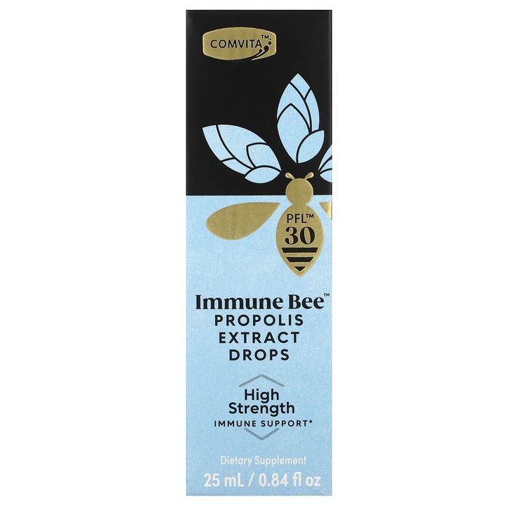 Comvita, picaturi cu extract de propolis, PFL 30, 25 ml, pentru imunitate, femei