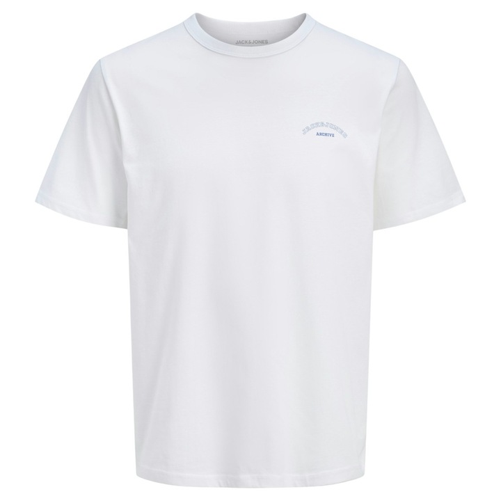 JACK &JONES College logós kerek nyakú póló JNR 54725, Fehér
