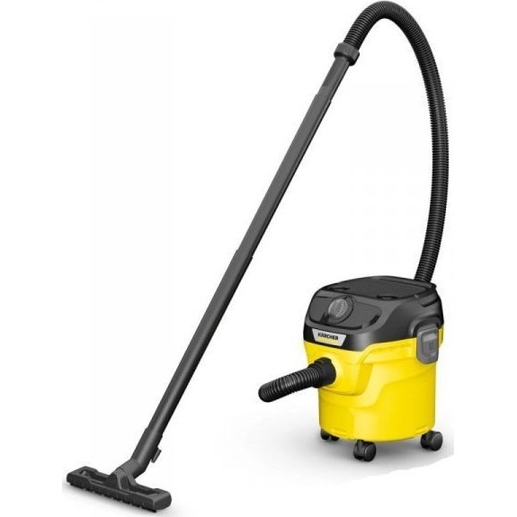 Aspirator umed-uscat KARCHER 1.628-401.0, 1000 W, capacitate 12 L, Galben