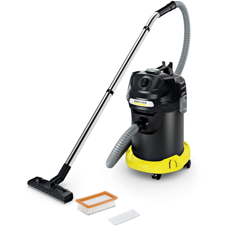 Aspirator uscat KARCHER AD 4 1.629-731.0, 600 W, capacitate 17 l, Negru