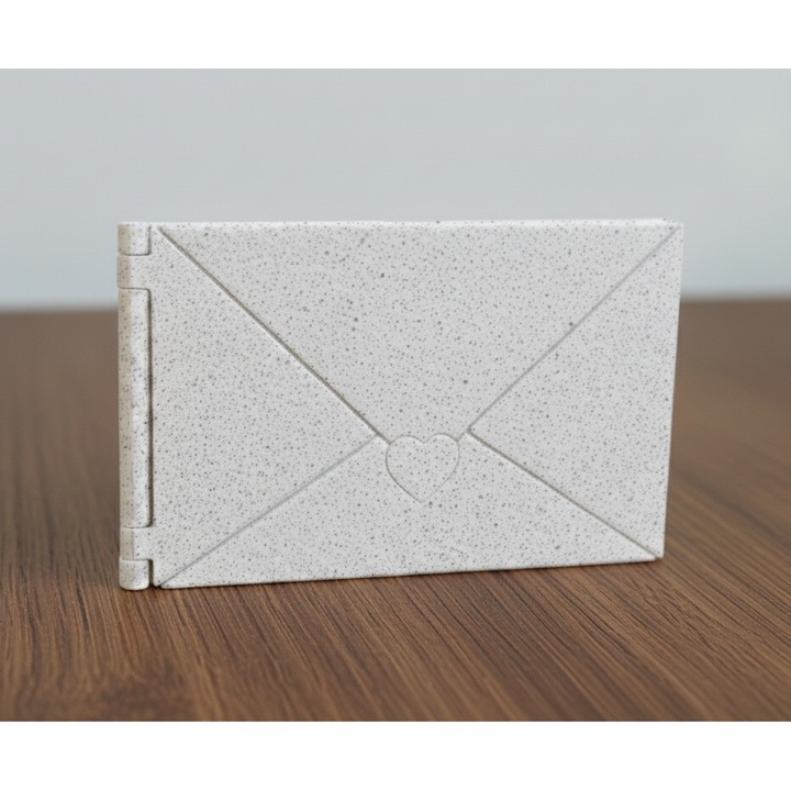 Suport card cadou alb marmorat, design modern, 6x9cm, elegant, pentru fiecare ocazie