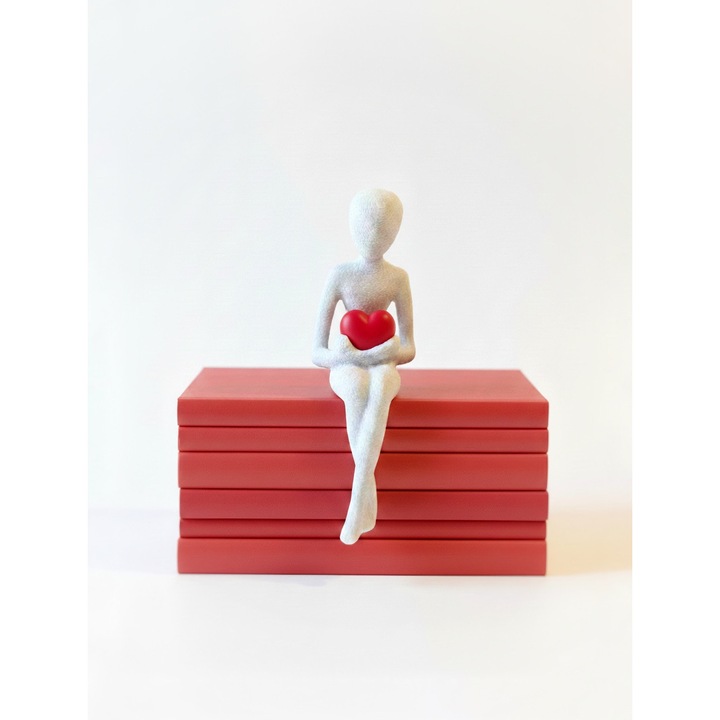 Decoratiune Minimalista - Concept "Eternal Bond", Stil Scandinavic, Textura Granulata