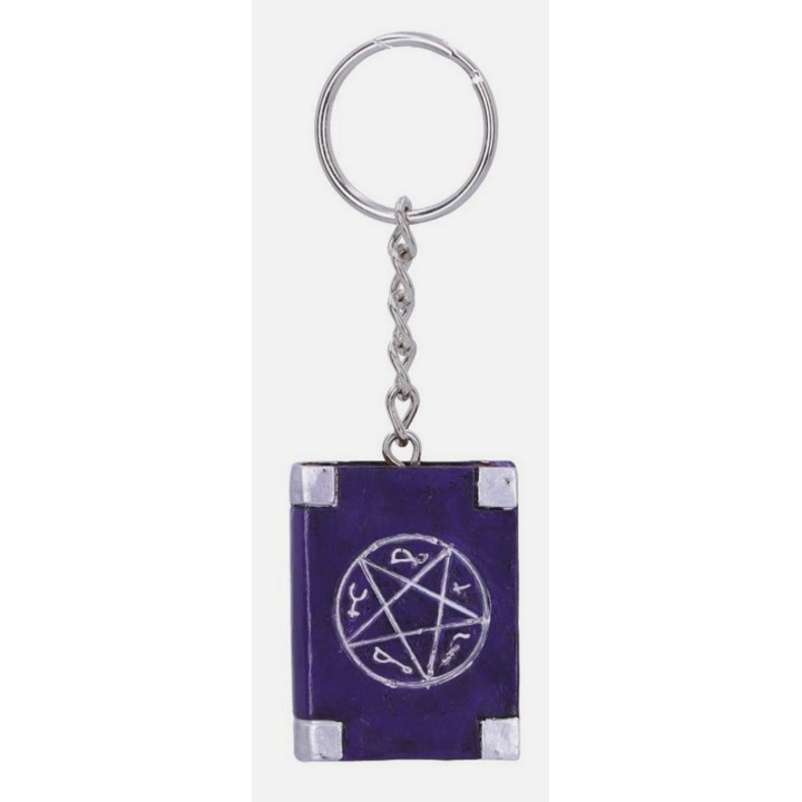 Breloc carte de vraji, Nemesis Now, design gothic, 4.5cm