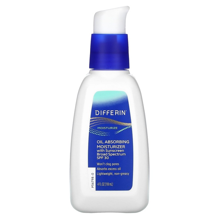 Crema hidratanta cu protectie solara SPF 30, Differin, 118 ml, pentru femei, usor, hipoalergenica