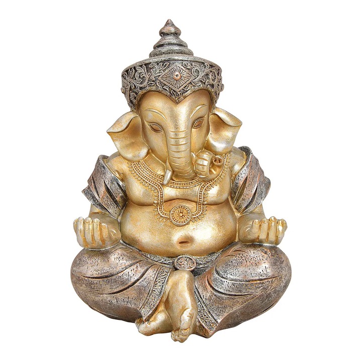 Bibelou G.Wurm Ganesha, protecție și prosperitate, 16x21cm