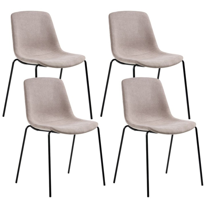 Étkezőszék négydarabos szettben Tiller Bézs