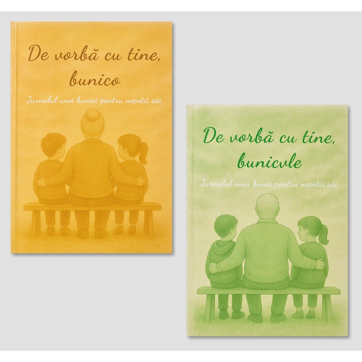 Set jurnale „De vorba cu tine, bunicule & De vorba cu tine, bunico”