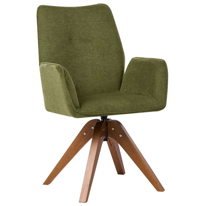 Étkezőszék Mokena Művászon Zöld