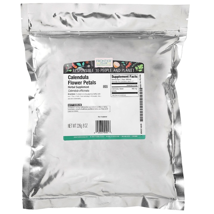 Petale de flori de galbenele, Frontier Co-op, 226 g