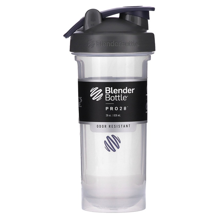 Blender Bottle Pro Series Pro28, 828 ml, gri, pentru femei