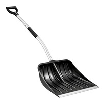 Lopata pentru Zapada John Green Ergonomica cu Maner Tip D din Aluminiu Profilat 140cm Latime 45cm Culoare Negru Rezistenta la Inghet Fabricata in Polonia