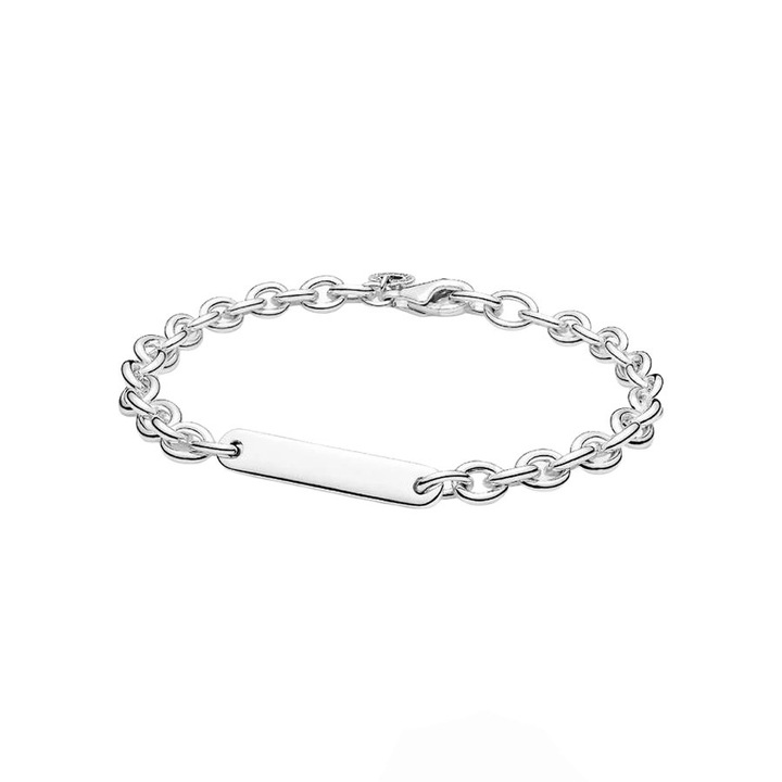 Bratara Pandora cu zale si bara personalizabila Argint 925 - 18cm