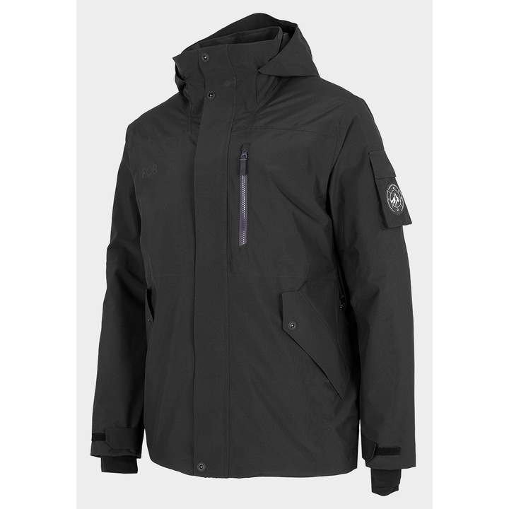 GEACA DE SNOWBOARD MEMBRANA 10 000 PENTRU BARBAT, Negru