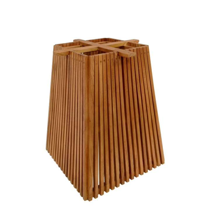 Маса Дариус, натурален, 60x60x75 см