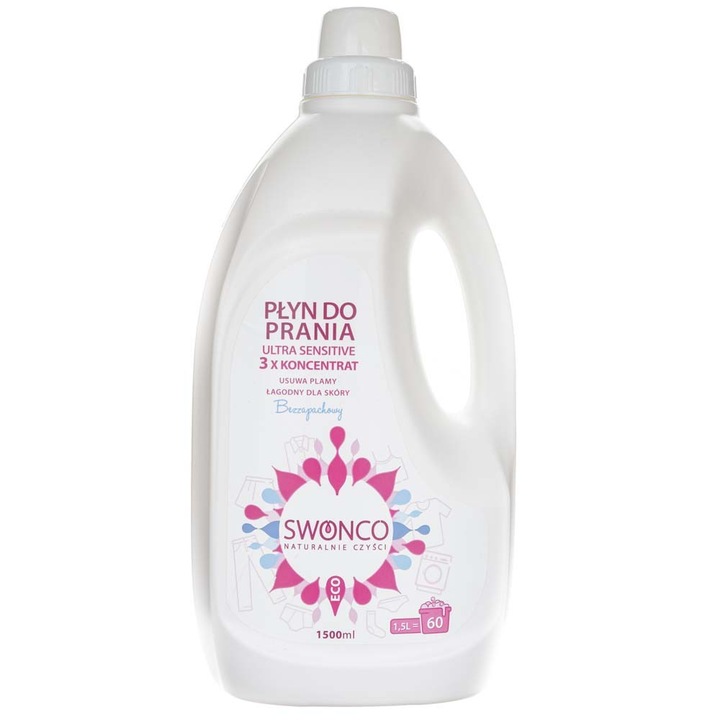 Swonco Ultra Sensitive Illatmentes Folyékony Mosószer - 1500 ml