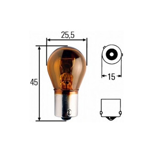 Bec semnalizator PY21W Hella - eMAG.ro