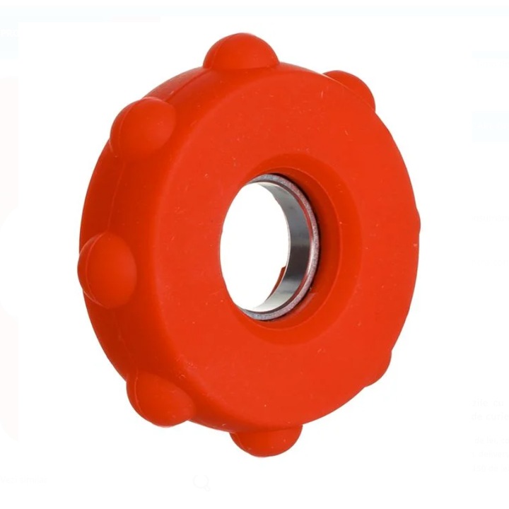 Inel Fidget Spinner Zanox® Rosu, Antistres