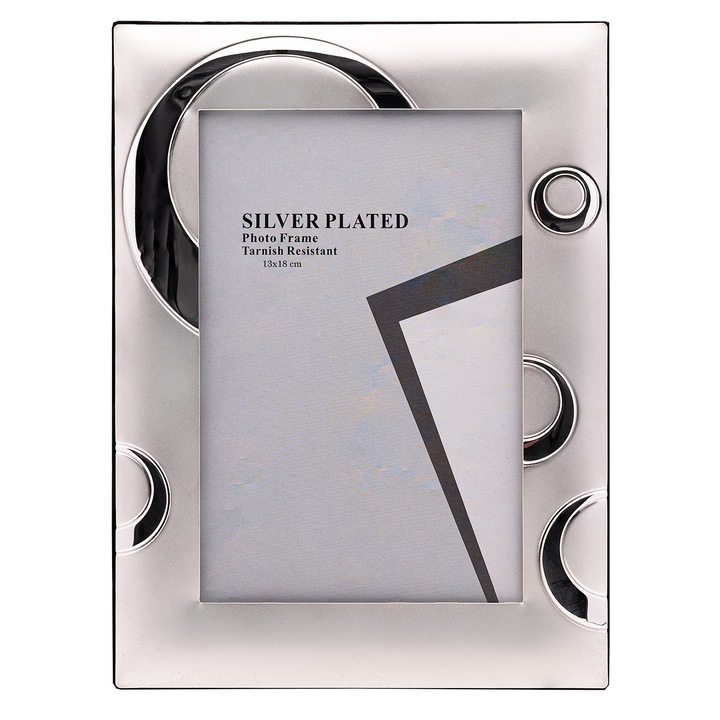 Imagine produs Rama foto argintie, ASS91, 13x18 cm