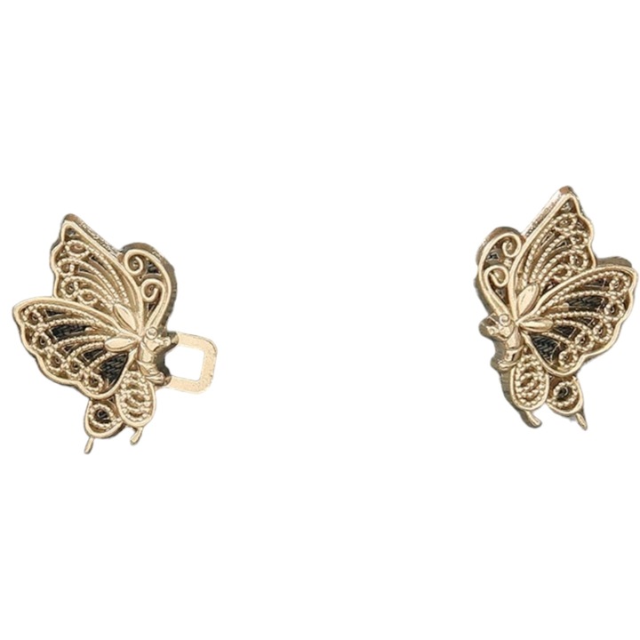 Fém csat nadrághoz, pillangó modell