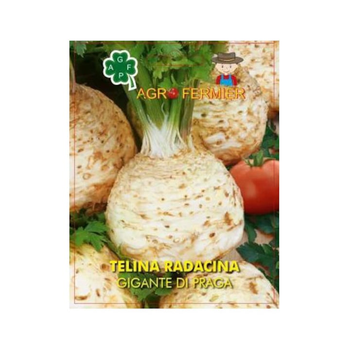 Seminte de telina radacina Gigante de Praga, 1g, AgroFermier