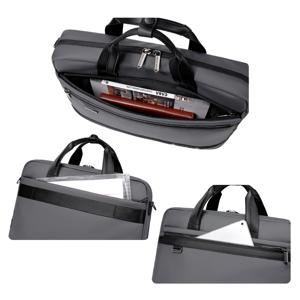 Geanta laptop Arctic Hunter GWB00888, 15,6", gri, 40x28x8cm, 9L