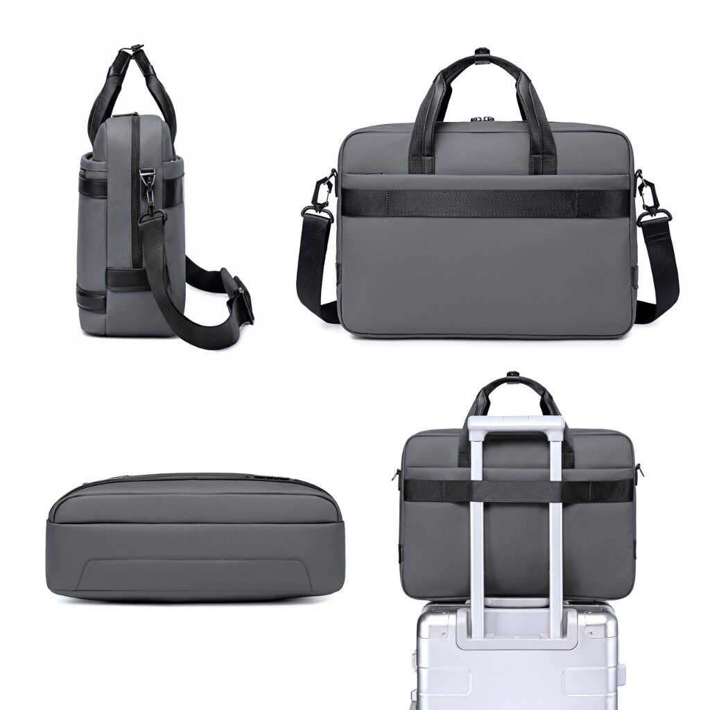 Geanta laptop Arctic Hunter GWB00888, 15,6", gri, 40x28x8cm, 9L