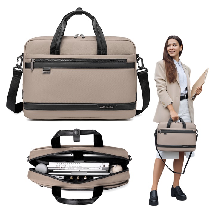 Geanta pentru laptop Arctic Hunter GWB00888 9L Cappuccino
