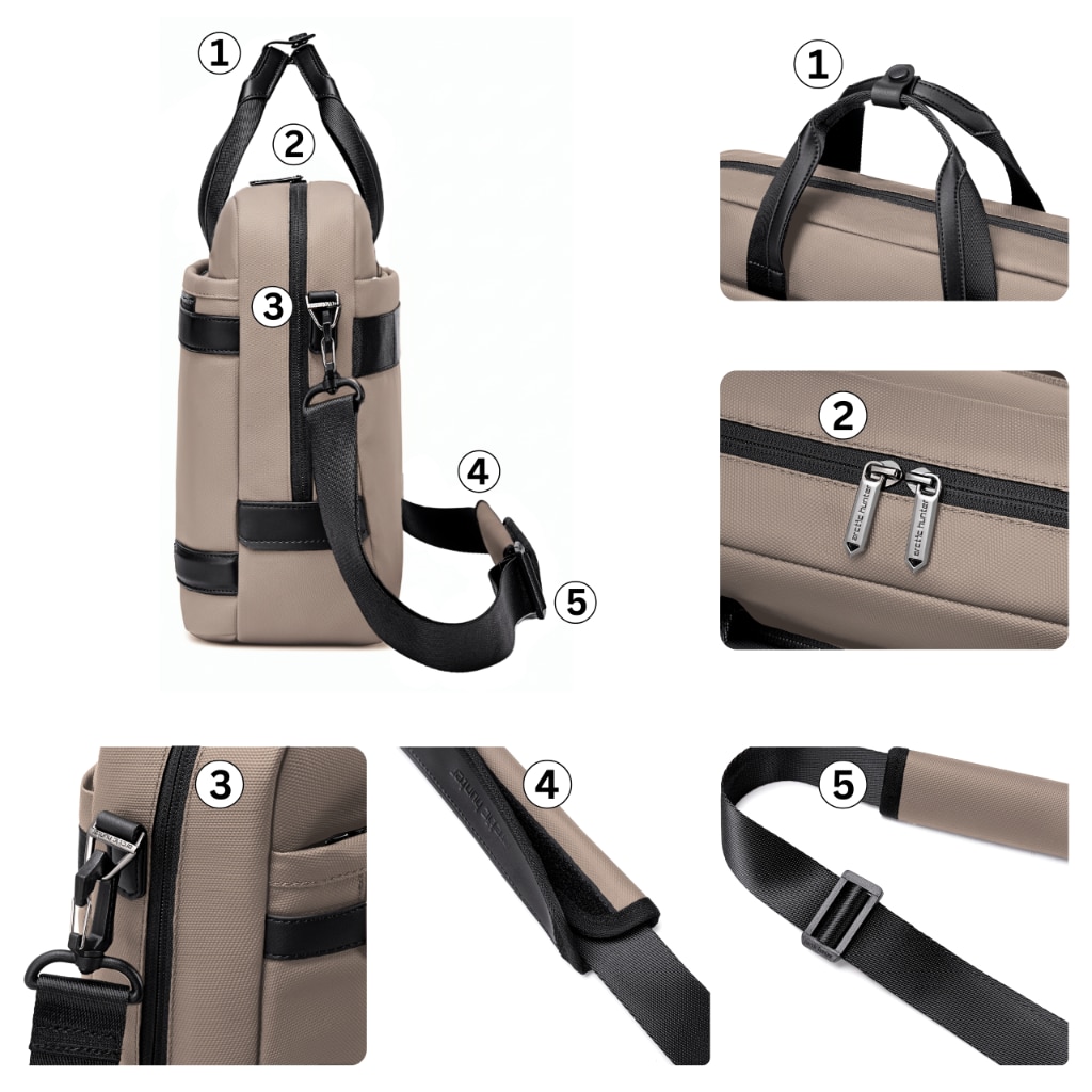 Geanta pentru laptop Arctic Hunter GWB00888 9L Cappuccino