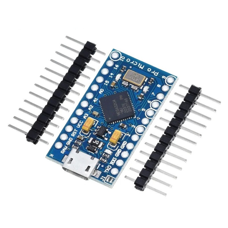 Placa de dezvoltare Arduino Pro Micro, Atmega32U4, microUSB, 5V/16M ...
