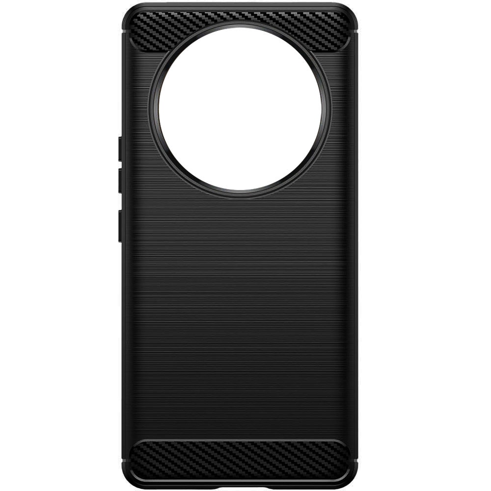 Husa de protectie pentru Honor Magic 8 Lite, Carbon Shield, Suprafata aderenta, Spate mat, Anti-amprenta, Finisaj tip fibra, Margini usor ridicate, Flexibila, Confortabila, Design premium, Antisoc, Slim fit, Negru