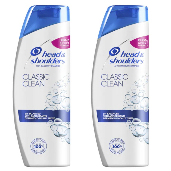 Set 2xSampon anti-matreata Head&Shoulders Classic Clean, 2x360 ML
