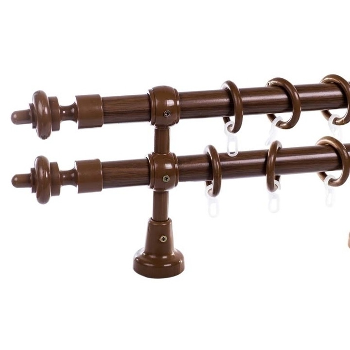 galerie plastic 28 mm FILIGRANO, dubla, stejar,120 cm