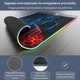 Подложка за мишка RGB с безжично зареждане 15W PRAXELL®, Геймърска подложка за мишка 900x300 мм, 17 режима на осветление, Тъч контрол, Неплъзгаща се основа, Включен органайзер за кабели