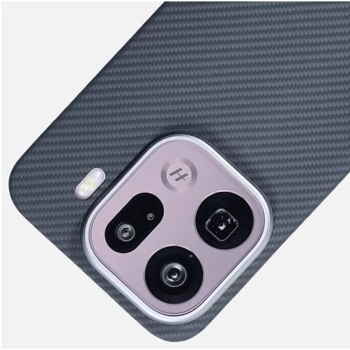 Husa de protectie Premium Tip Kevlar (fibra aramida) pentru OPPO Find X9 PRO – Magnetica, Negru