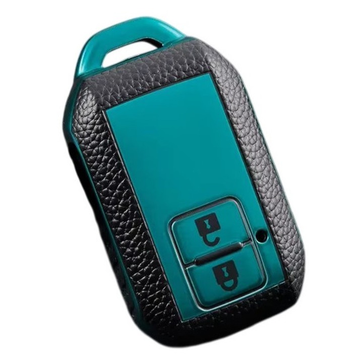 Husa pentru cheie Suzuki Swift Wagon R Jimny Sierra Spacia Ertiga Baleno Ignis XL7 2 butoane verde