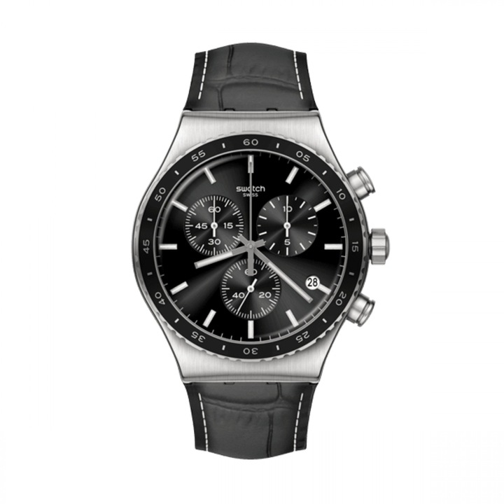 Мъжки часовник, Swatch, Irony YVS495, кварцов механизъм, иноксова рамка