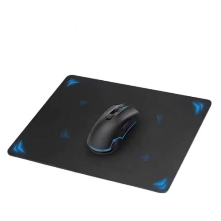 Mousepad, material cauciuc si textil, Baza anti-derapanta, Negru