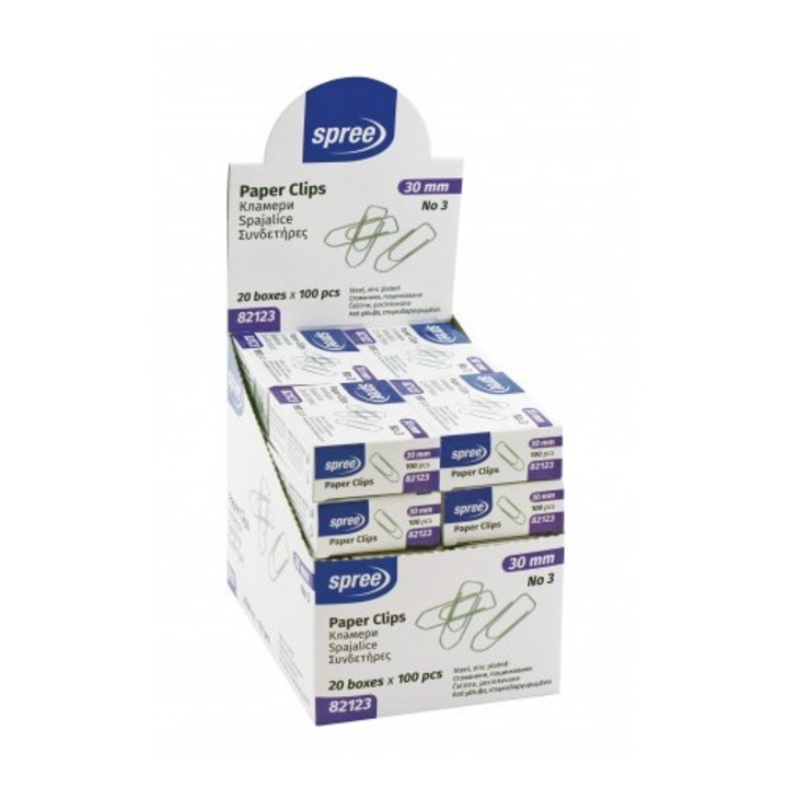 Set 7 x Agrafe metal, 30 mm