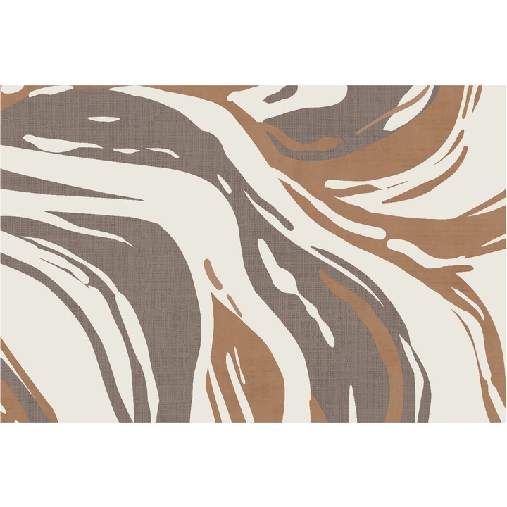 Covor printat, MARA 200x300 cm, lavabil cu spate antialunecare, inaltime