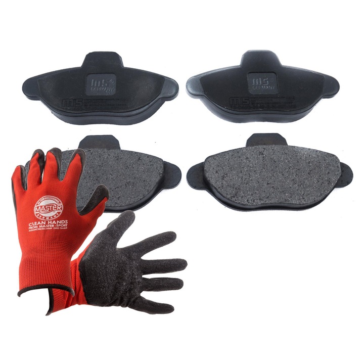 Master-Sport első féktárcsa, 2 db-os szett, piros, XL