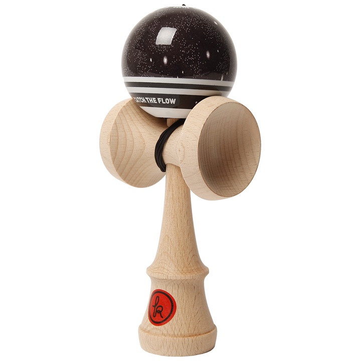 Kendama Europe Record Plus Stardance MC Profesionala – Match Clear, Plus Shape, Cupe Mari, Rulment Metalic, Lemn Fag
