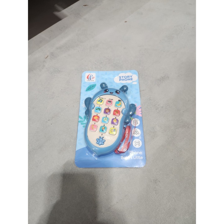 Interaktív Játék, Leski, Okostelefon, Méhecske Modell, Oktató, Zenei és Hangfunkciók, 4-6 Éveseknek, 19 x 11.5 cm, Műanyag, Kék