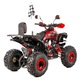 ATV XTR Varia Pro Bombardier 008/8, roti 8 inch, 125 cc, 3+1 viteze, culoare negru/rosu