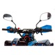 ATV XTR Varia Pro Bombardier 008/8, roti 8 inch, 125 cc, 3+1 viteze, culoare negru/rosu
