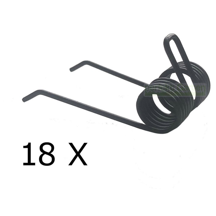 Пружина за скарификатор X 18, пружина на ролка за вентилатор за скарификатор PowerTec Garden / LANDI VT 32 / VT32