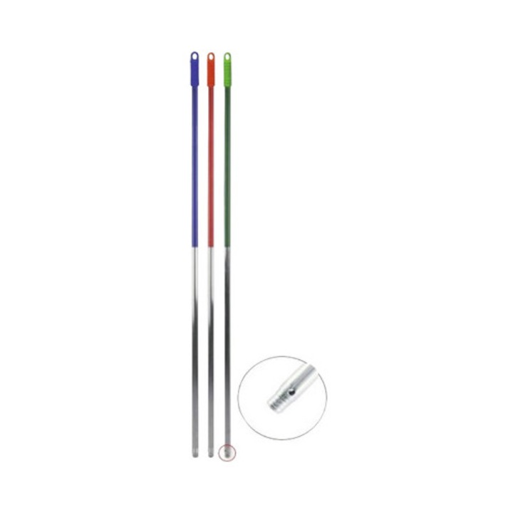 Coada de mop & racleta pardoseala 1400x23, 5 mm, din teava de aluminiu