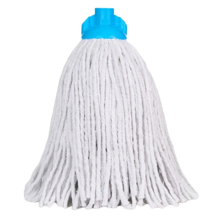 Rezerva mop bumbac Plastina, 240 g, alb